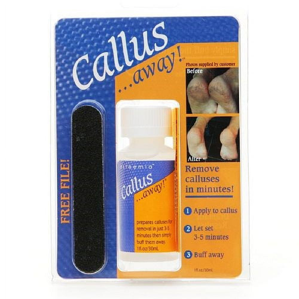 Esteemia Callus Away Removes Calluses In Minutes, Free File - 1 Oz